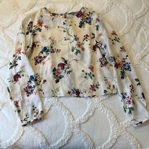 Zara Floral Crop Top